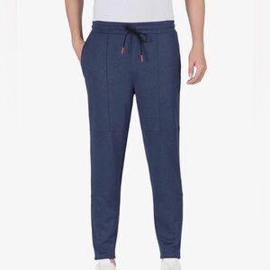 Spyder Active Men's Soft Navy Joggers Medium Back Zip Pocket